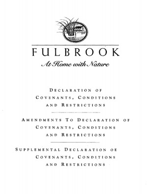 Deed Restrictions