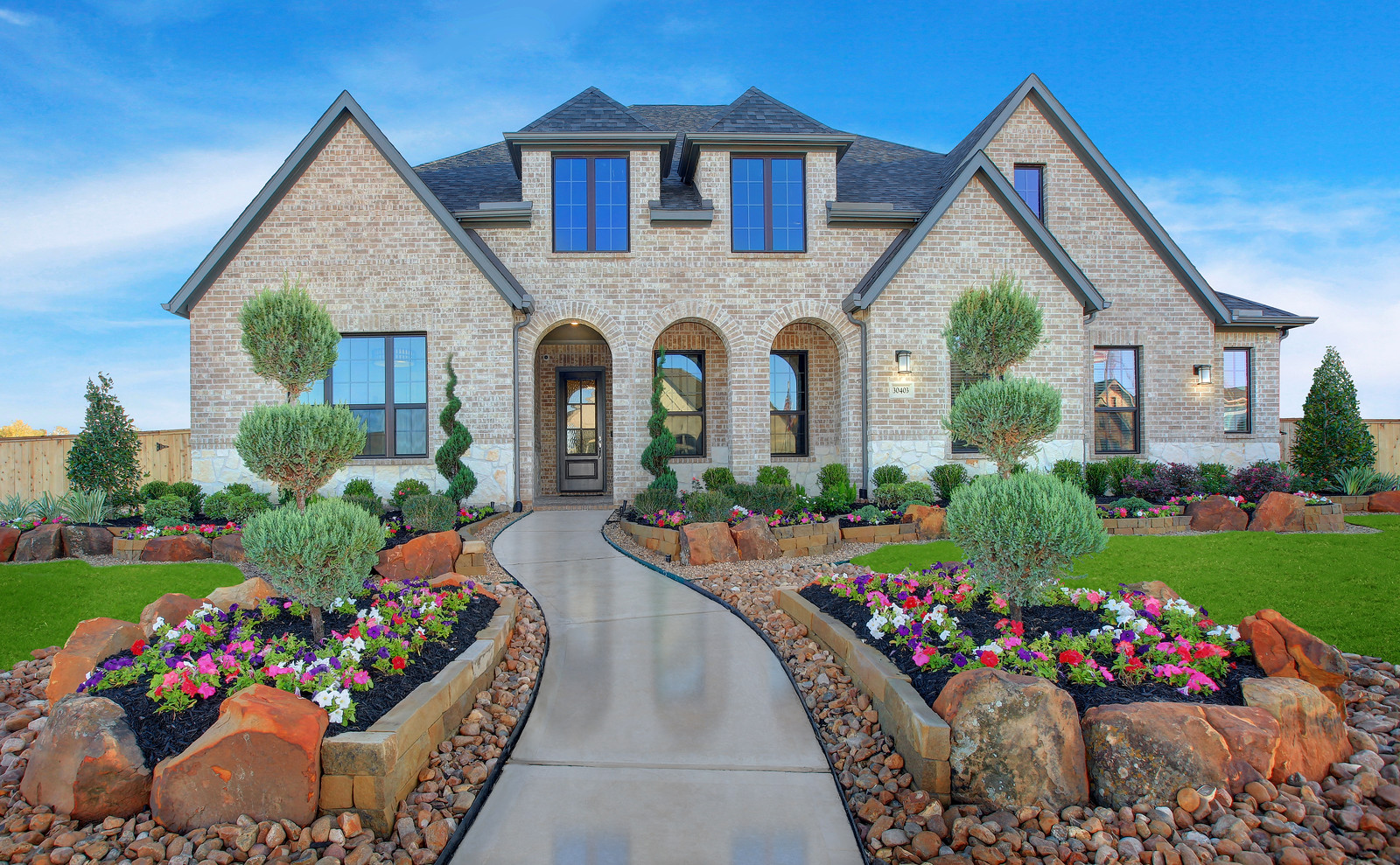 Exterior of Drees Custom Home